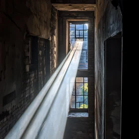 Light Rays in Abandoned Building