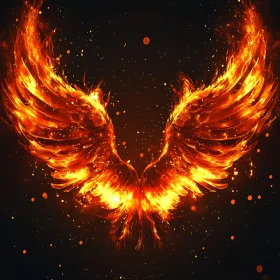 Wings of Fire Digital Artwork