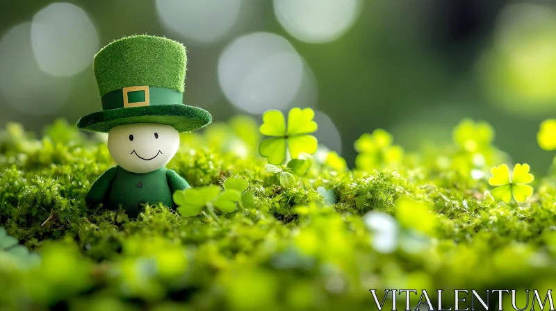 St. Patrick's Day Doll AI Image