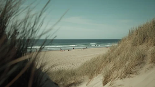 Coastal Tranquility with Sandy Dunes