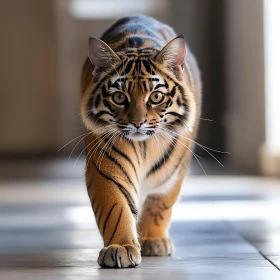 Tiger Approaching: A Portrait of Power