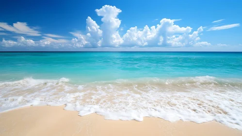 Tranquil Beach with Turquoise Water