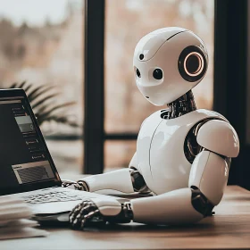 Futuristic Robot Using Computer
