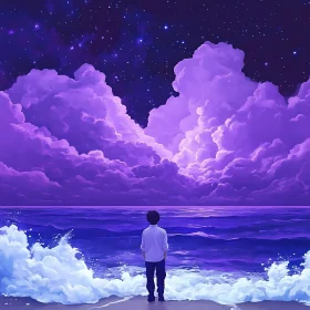 Purple Sky Ocean View