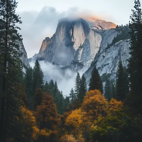 Mountain View in Yosemite National Park