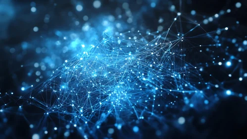 Connected Nodes Abstract Illustration