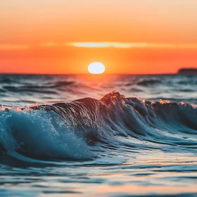 Sunset Wave Serenity