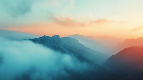 Misty Mountains at Dawn