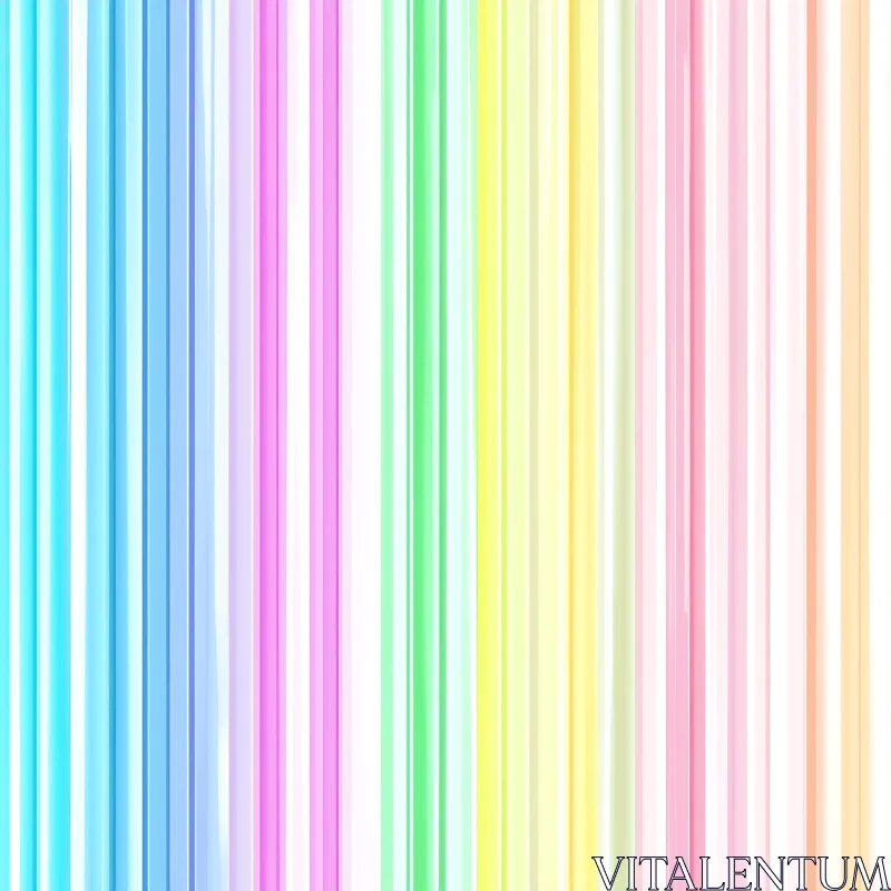 Soft Pastel Lines Abstract Background AI Image