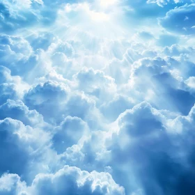 Ethereal Clouds in the Blue Sky