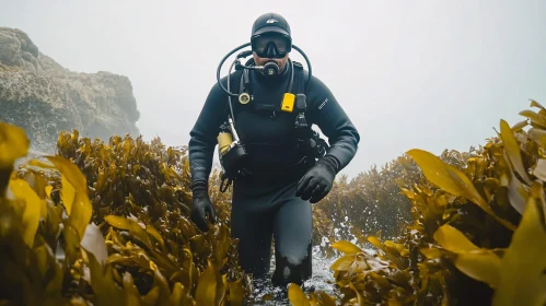 Scuba Diver in the Ocean