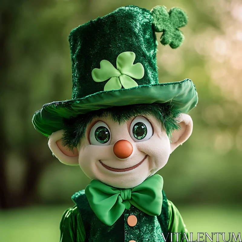 AI ART St. Patrick's Day Leprechaun Portrait