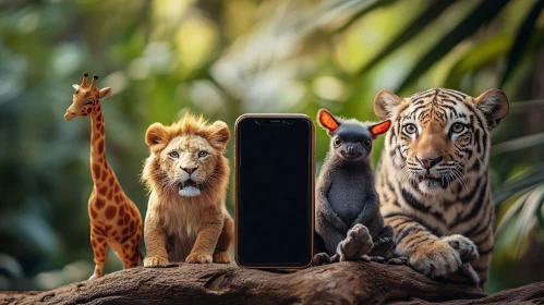 Jungle Friends Showcase Mobile Technology