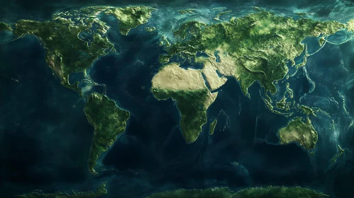 Earth's Continents and Oceans