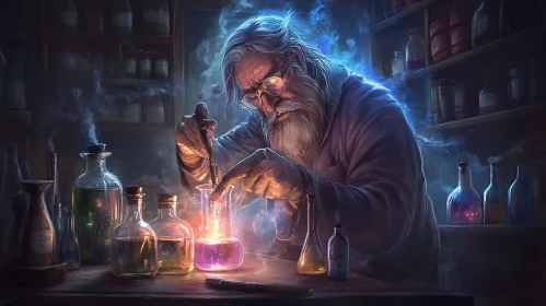 Glowing Potion Alchemist