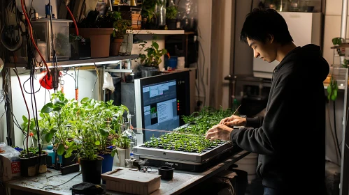 Cultivating Seedlings Indoors with Precision