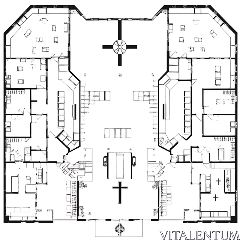 Comprehensive Architectural Blueprint AI Image