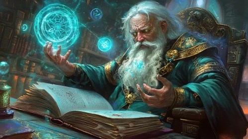 Mystical Wizardry: Spellcasting Scene