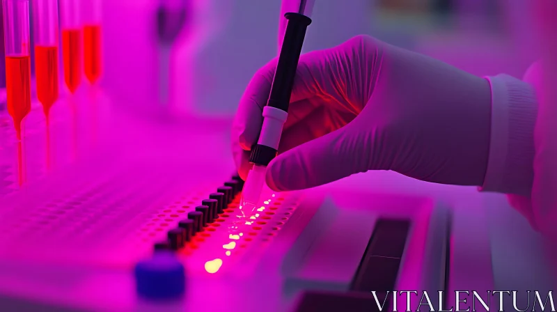 Scientific Research in Laboratory AI Image