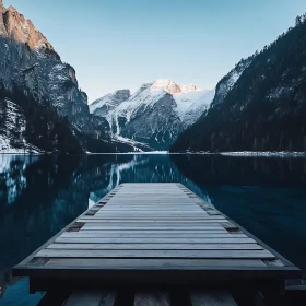 Still Waters, Snow-Capped Peaks