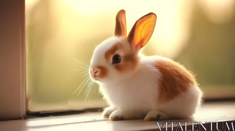 Charming Rabbit with Soft Fur AI Image