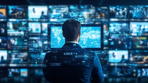 Man Immersed in Data Streams