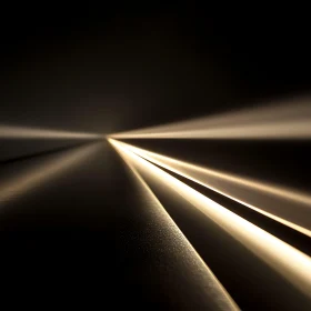 Illuminated Lines on Dark Surface