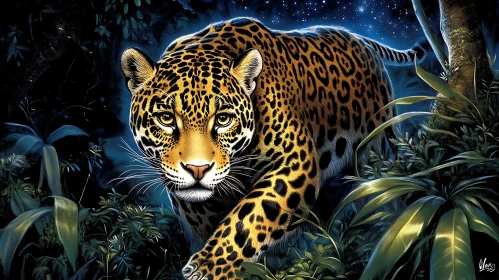 Night Hunter: Jaguar Portrait