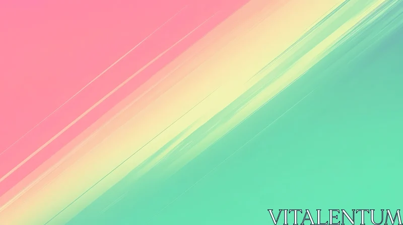 Abstract Pastel Color Blend with Linear Accents AI Image