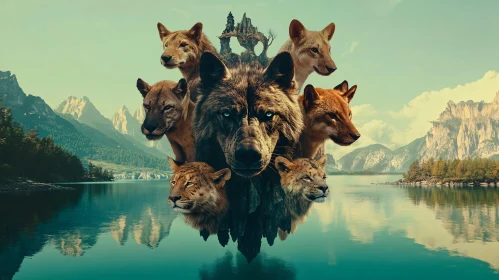 Wolves in Nature