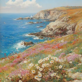 Seaside Meadow with Ocean Vista