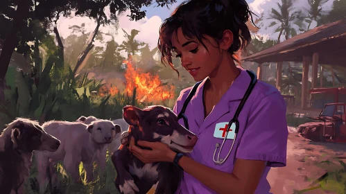 Farm Rescue by Compassionate Veterinarian