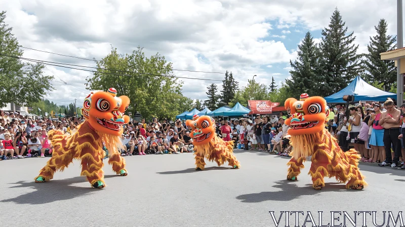 Traditional Lion Dance Performance