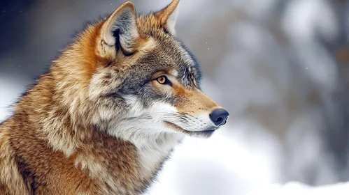 Wolf Close-Up: A Study in Fur and Focus