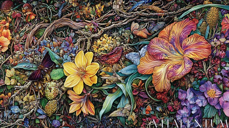 Botanical Garden of Earthy Tones