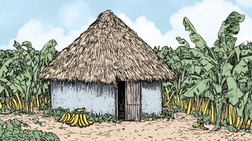 Banana Grove Village Hut