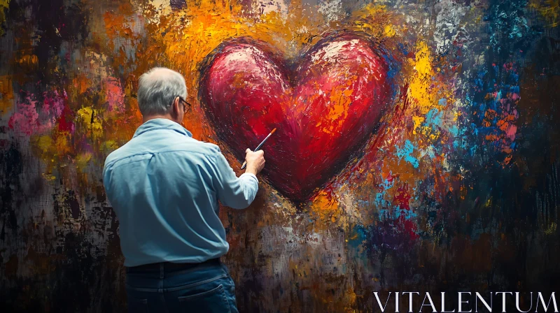 Heartfelt Creation: An Artist's Love