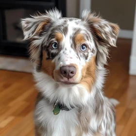 Charming Puppy with Blue Eyes