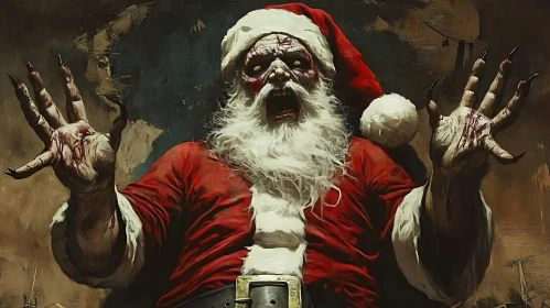 Undead Santa: A Christmas Horror Portrait