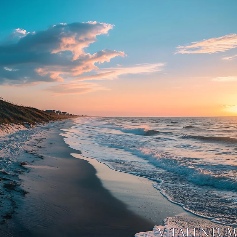 Coastal Sunset Serenity