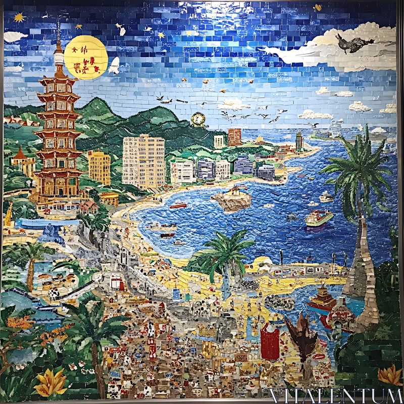 Coastal City Mosaic