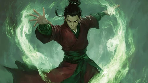 Green Energy Warrior Art