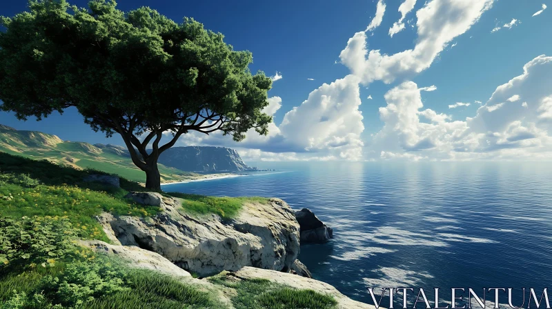 Coastal Tree Seascape