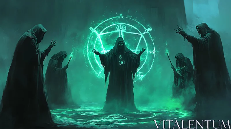 Dark Gathering: A Magical Ritual Unfolds