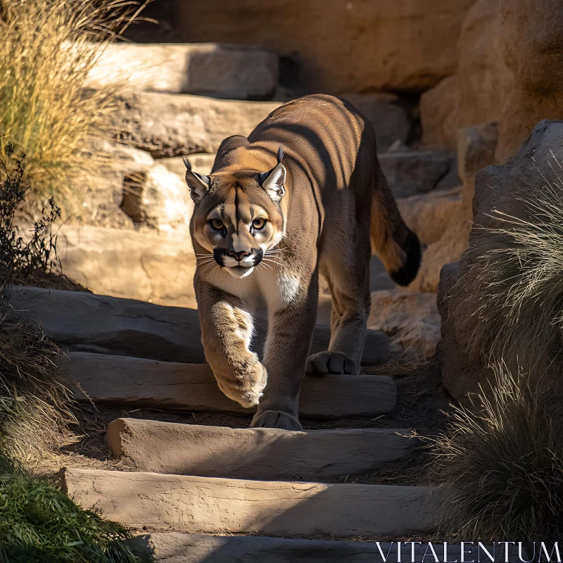 Mountain Lion on the Prowl