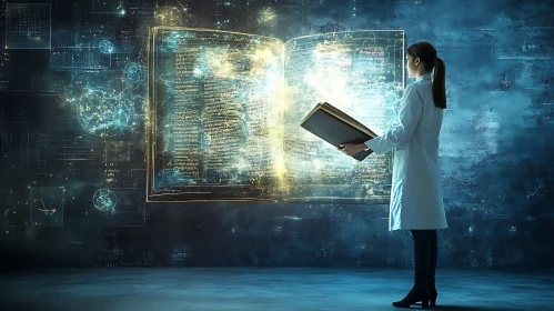 The Luminescent Tome: Scientific Pursuit