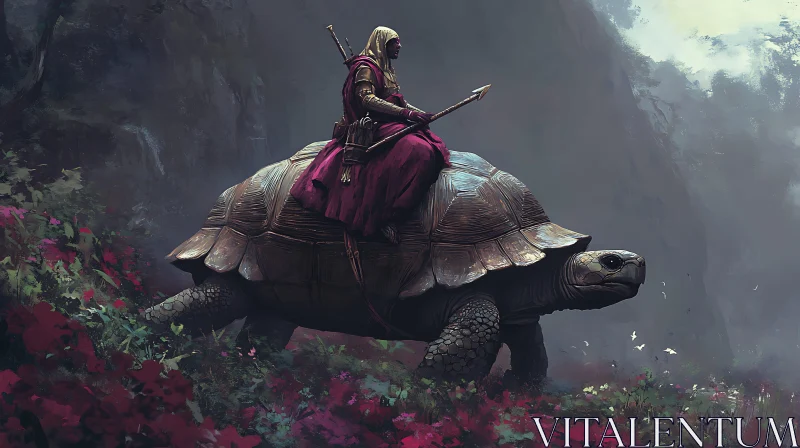 Mystical Journey on Giant Turtle