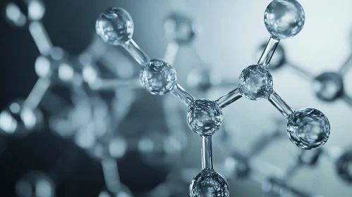 Abstract Molecular Bond Visualization