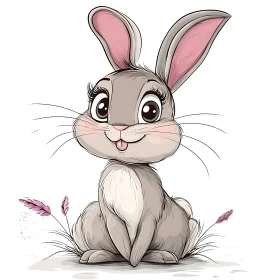 Whimsical Bunny Art