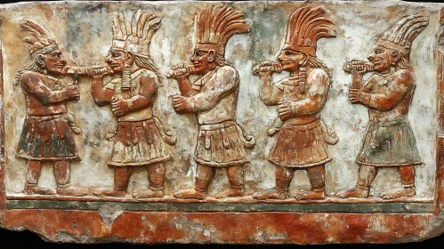 Procession of Musicians: Ancient Relief